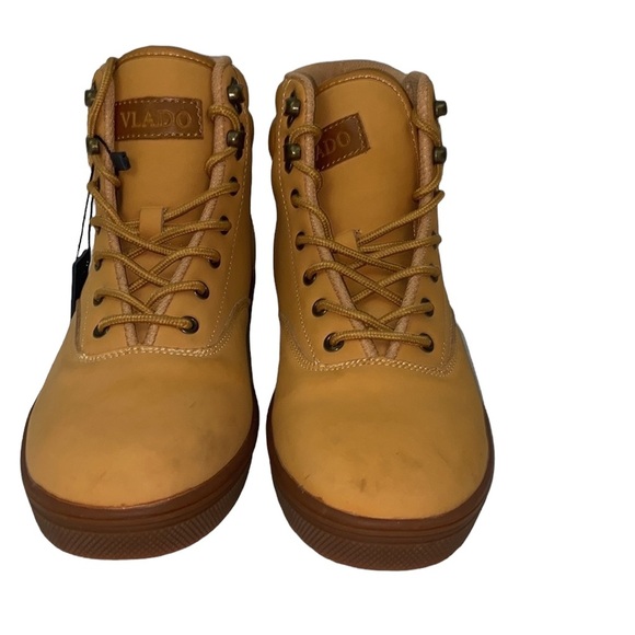 Vlado Men Womens Milo 250 Boots Wheat Tan Size 6 - Picture 2 of 8